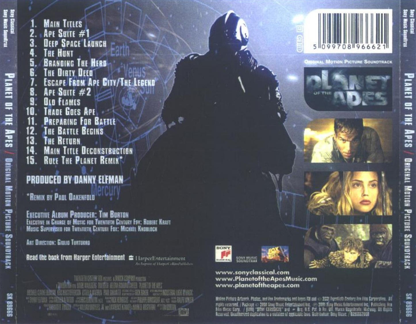 EL PLANETA DE LOS SIMIOS(Planet of the Apes) - B.S.O.  (Cd)