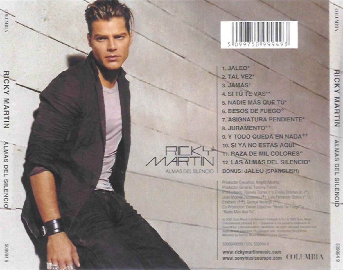 RICKY MARTIN - M.A.S. (MUSICA - ALMA - SEXO)  (Cd)