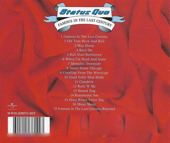 STATUS QUO - FAMOUS IN THE LAST CENTURY  (Cd)