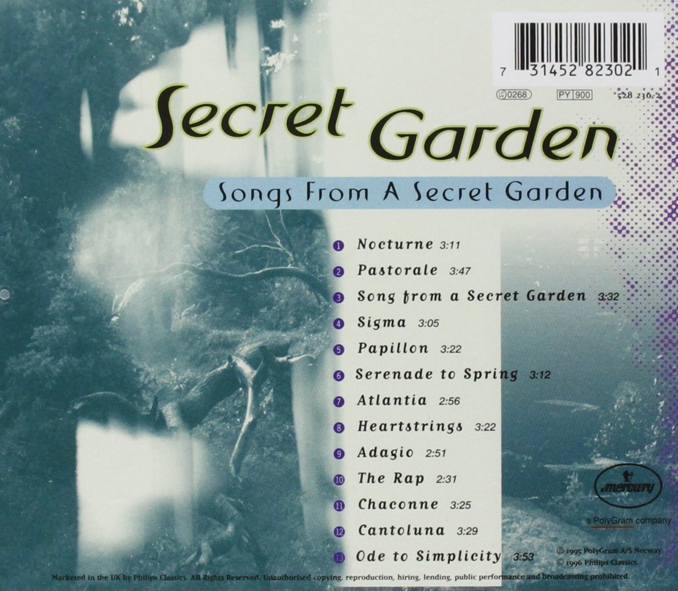 Secret Garden  - Songs From A Secret Garden  (Cd)