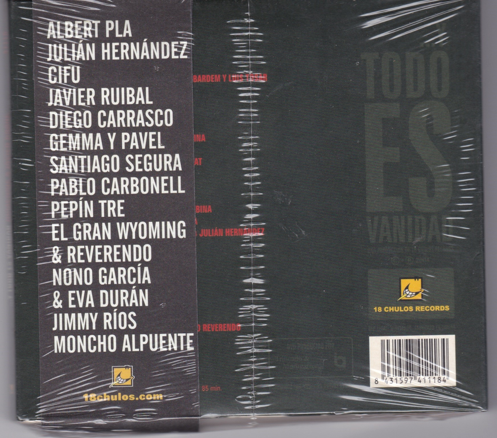 JAVIER KRAHE - Y TODO ES VANIDAD Homenaje - VARIOS  (2Cd+Dvd)
